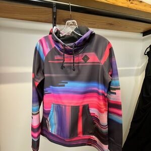 Burton Multicolor Striped Hoodie with Black Lining